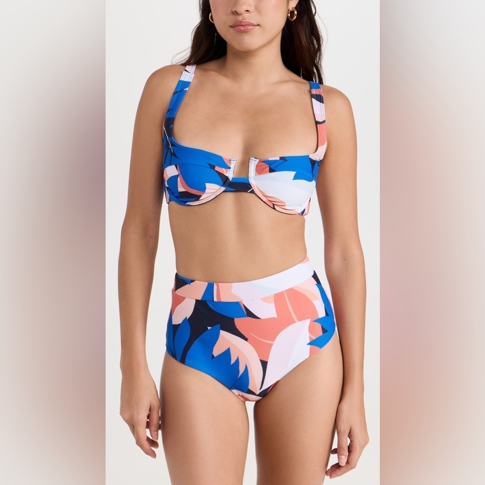 MINKPINK Vibrant Blue and Pink Bikini xsmall